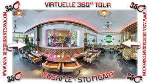 Virtuelle 360 touren-SUSHI-LE-STUTTGART Virtual 360° Tour